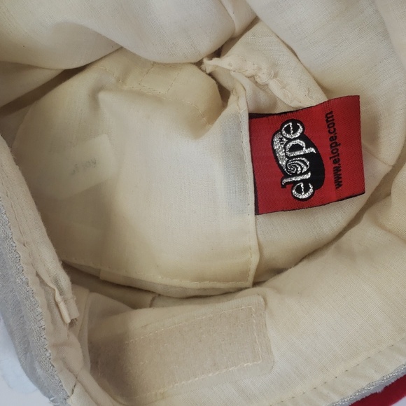 Elope Red Mushroom Hat Puffy Plush Vintage - Picture 8 of 12